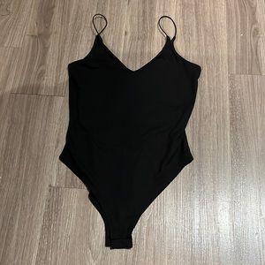 Black tank bodysuit
